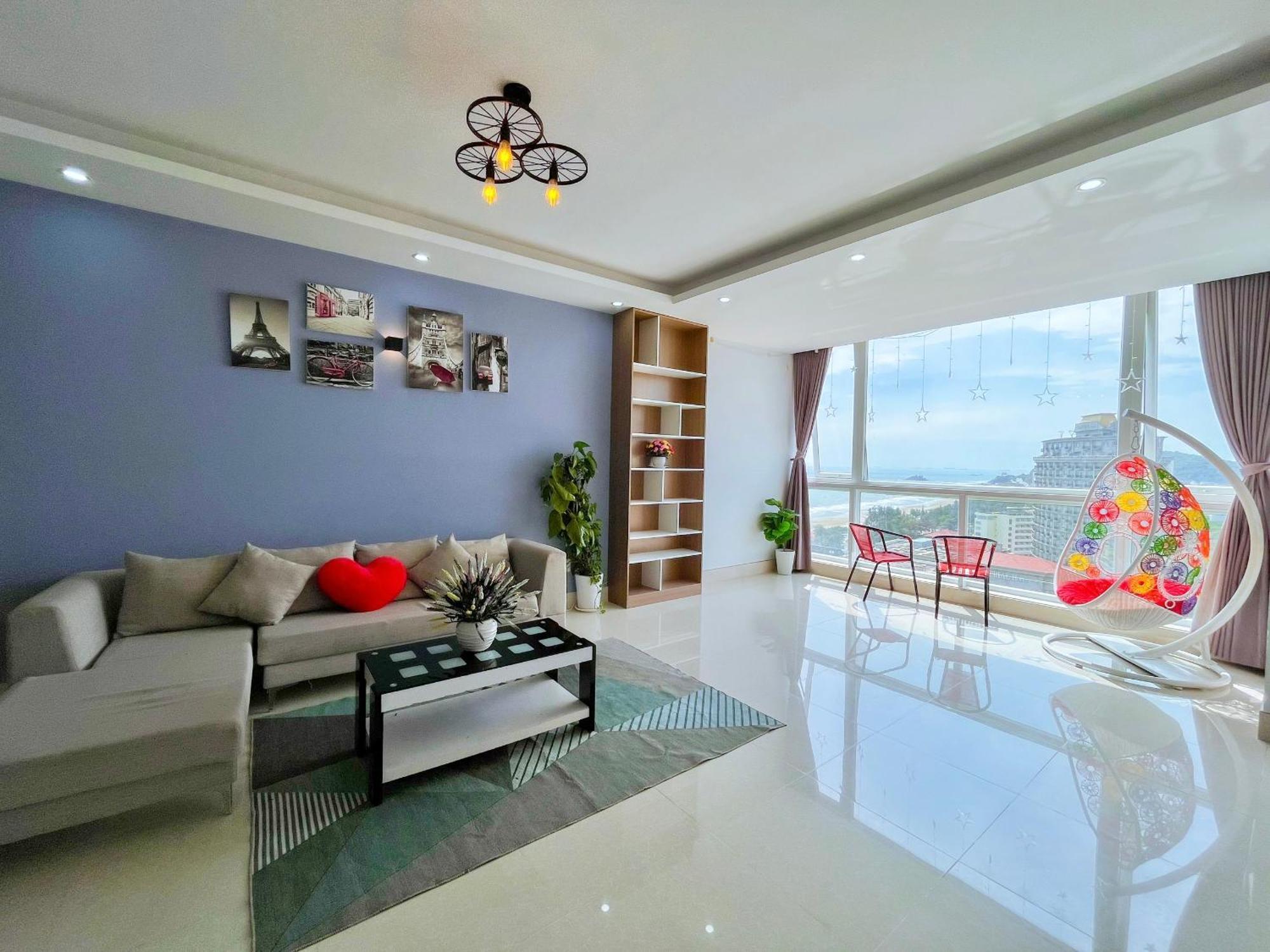 Can Ho Oasky,3 Phong View Dep Nhin Ra Bien,Nui Va Ho Bau Sen Вунгтау Экстерьер фото
