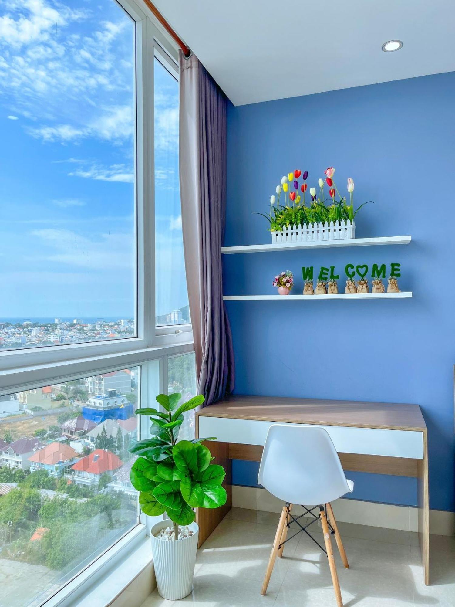 Can Ho Oasky,3 Phong View Dep Nhin Ra Bien,Nui Va Ho Bau Sen Вунгтау Экстерьер фото